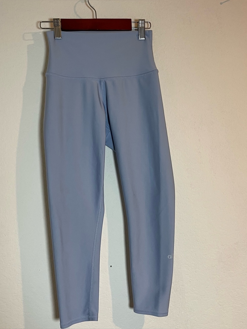Alo Yoga High Waist 7/8 Leggings Light Blue XS Athletic Yoga Pants